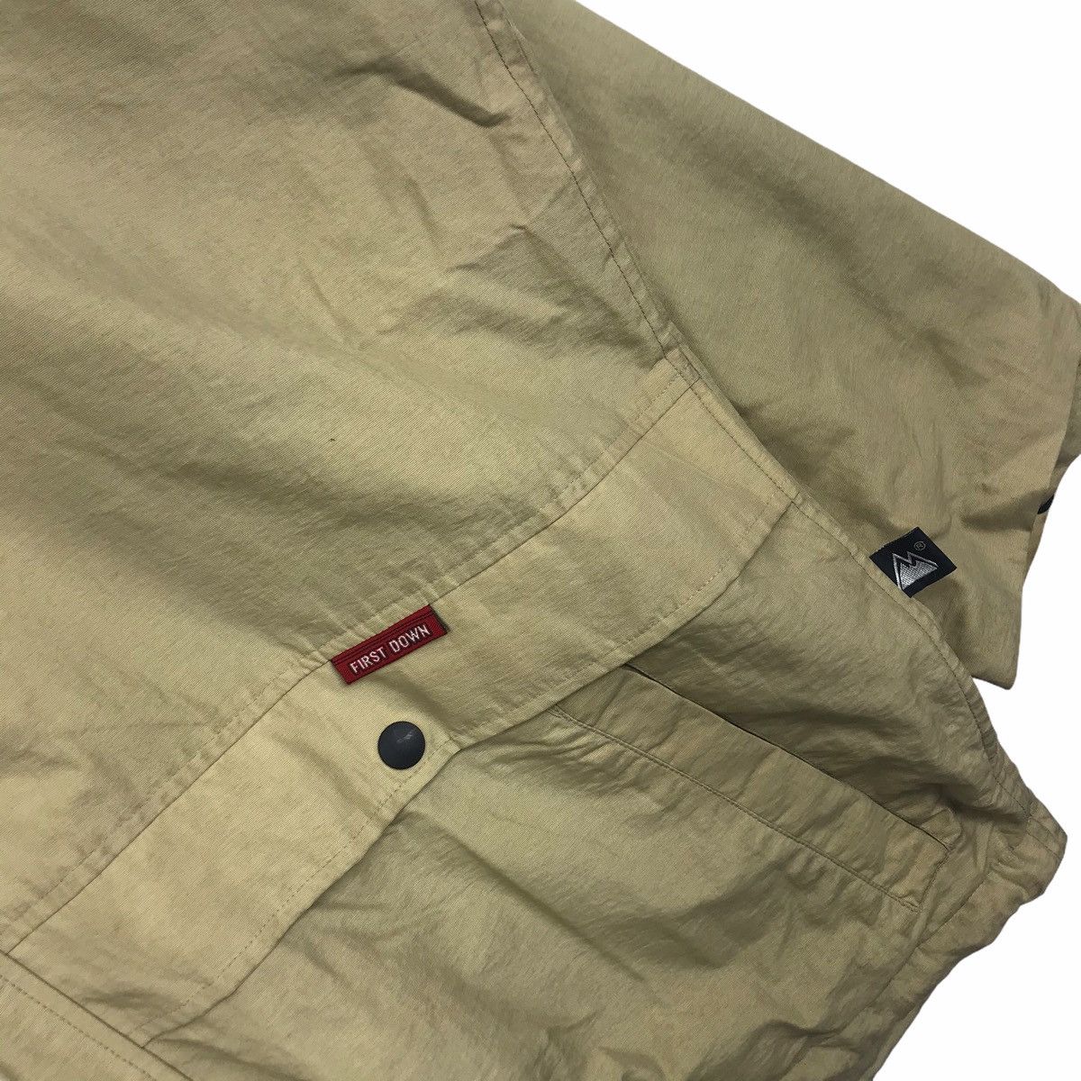 Vintage FIRST DOWN Fishing Mountain Hiking Khaki Windbreaker Jacket Size US M / EU 48-50 / 2 - 7 Thumbnail