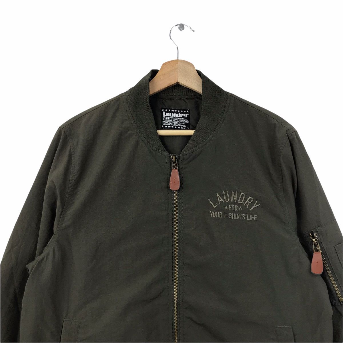 Vintage SMILE IF YOUR HORNY Laundry Japan Brand Green Bomber Size US M / EU 48-50 / 2 - 3 Thumbnail