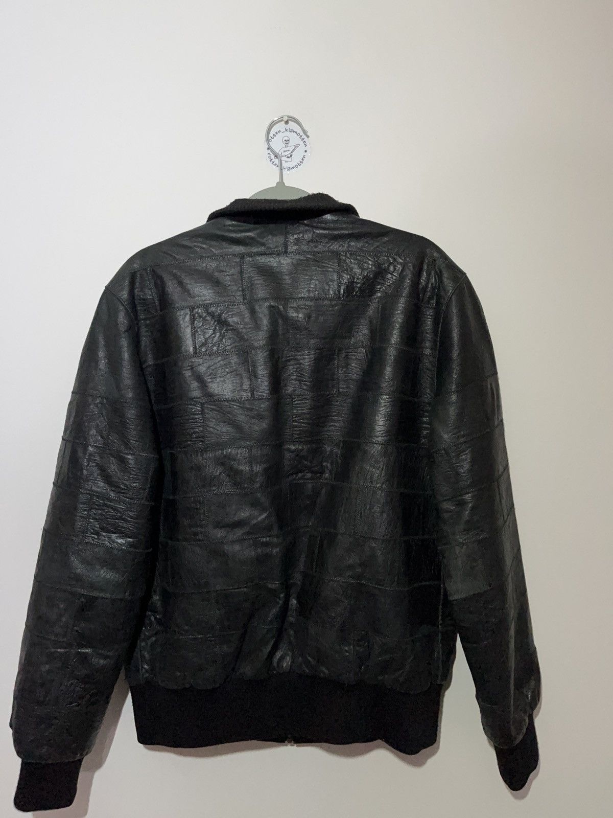 Genuine Leather Patchwork high quality design genuine leather jacket grail Size US L / EU 52-54 / 3 - 7 Thumbnail
