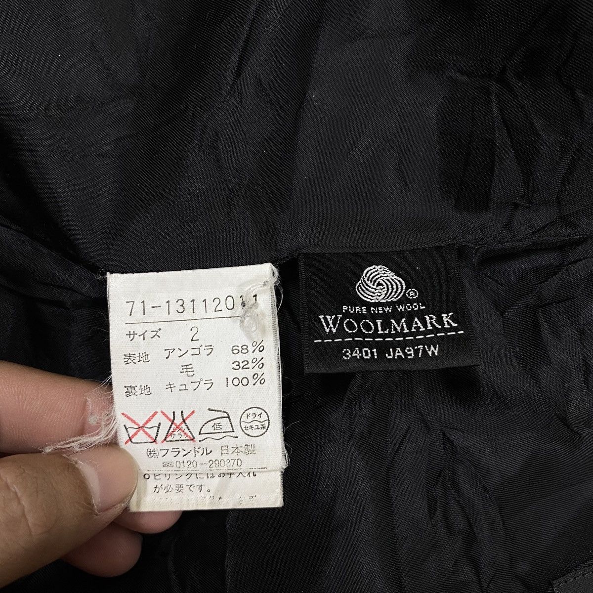 Japanese Brand × Yohji Yamamoto VINTAGE YOHJI YAMAMOTO INED JAPANESE MINIMALIST BLAZER COAT Size 36S - 10 Thumbnail