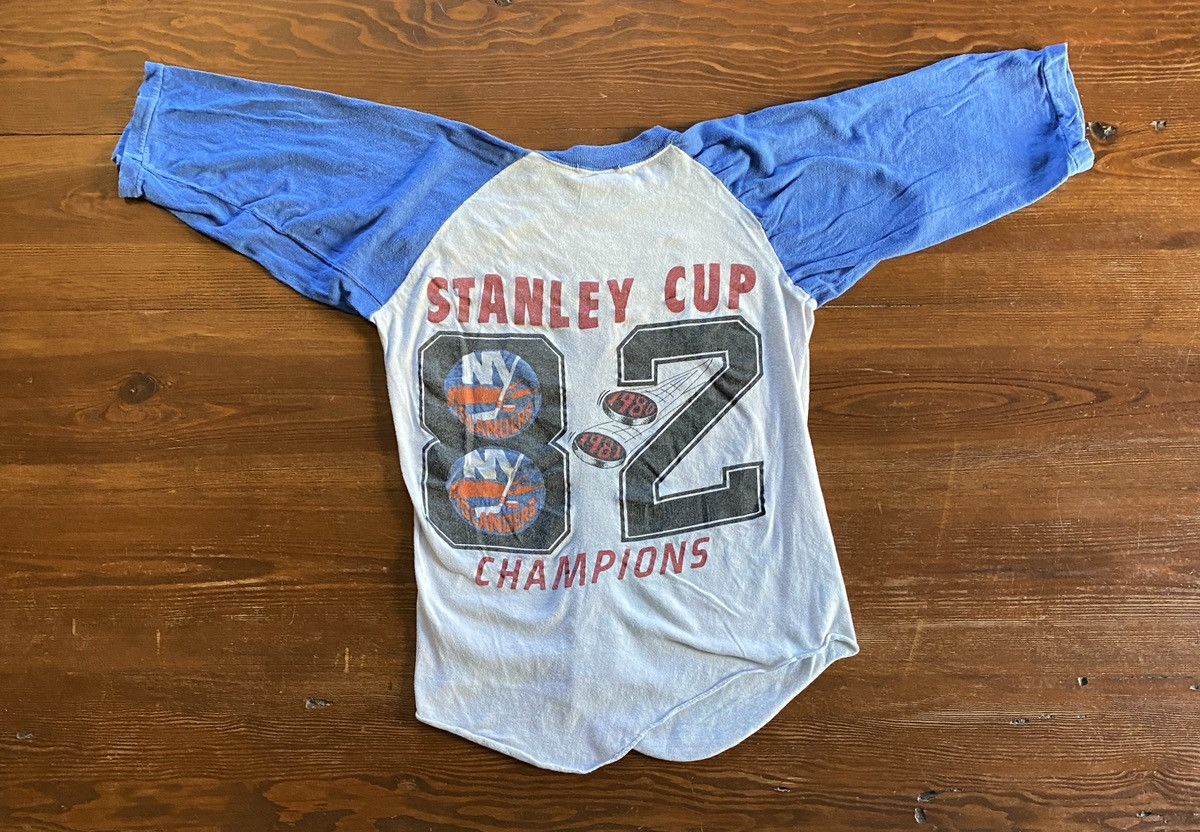 NHL Vintage ‘82 New York Islanders Stanley Cup 3/4 Sleeve Tee Size US XS / EU 42 / 0 - 12 Thumbnail