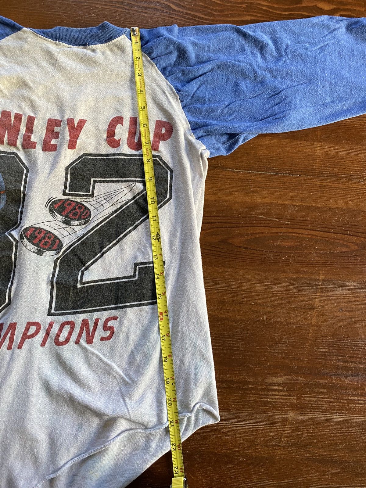 NHL Vintage ‘82 New York Islanders Stanley Cup 3/4 Sleeve Tee Size US XS / EU 42 / 0 - 23 Thumbnail