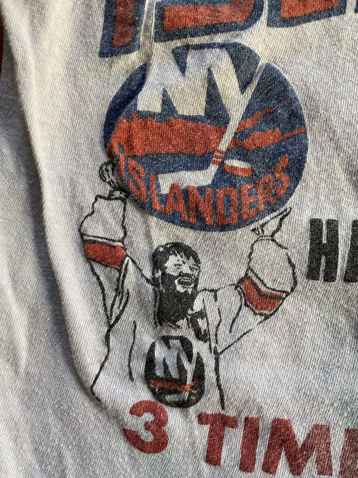 NHL Vintage ‘82 New York Islanders Stanley Cup 3/4 Sleeve Tee Size US XS / EU 42 / 0 - 4 Thumbnail