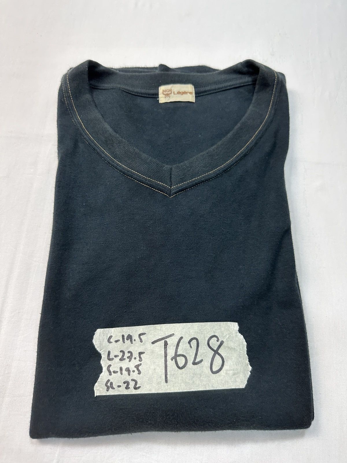 Designer MCM plain black strechable long sleeve tee shirt Size US M / EU 48-50 / 2 - 15 Thumbnail