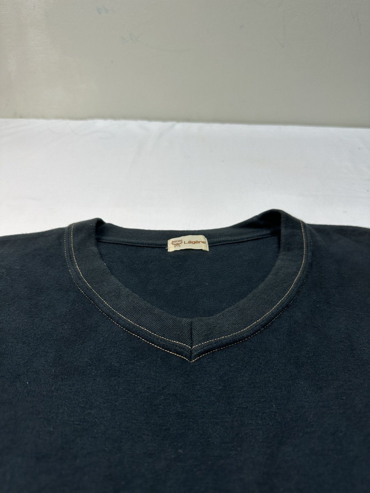 Designer MCM plain black strechable long sleeve tee shirt Size US M / EU 48-50 / 2 - 5 Thumbnail