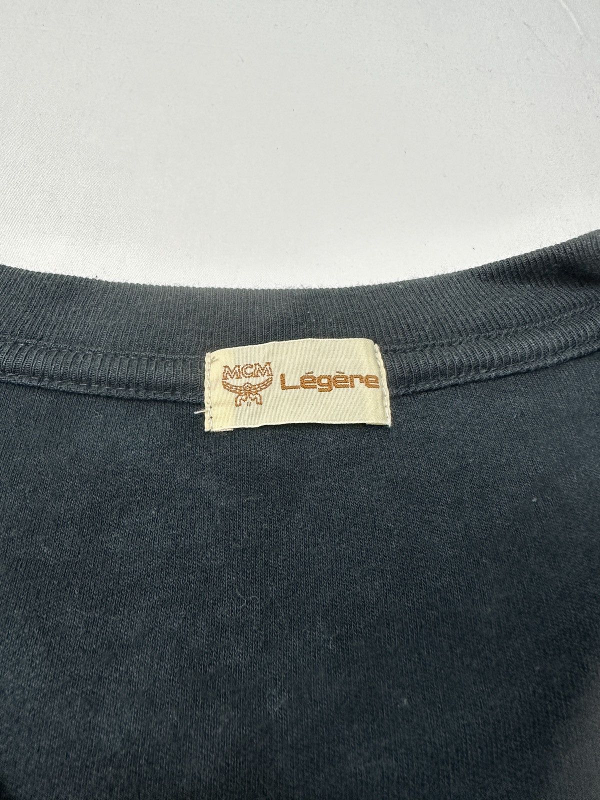 Designer MCM plain black strechable long sleeve tee shirt Size US M / EU 48-50 / 2 - 4 Thumbnail