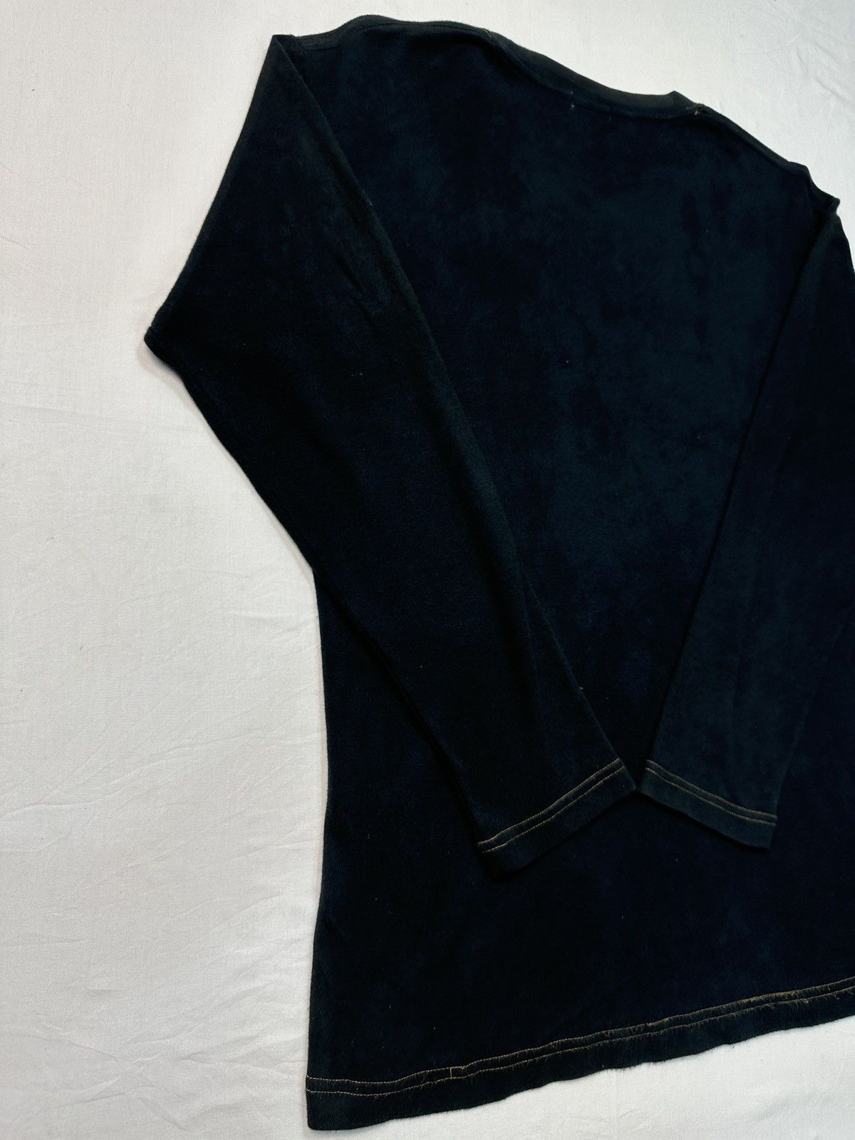 Designer MCM plain black strechable long sleeve tee shirt Size US M / EU 48-50 / 2 - 14 Thumbnail