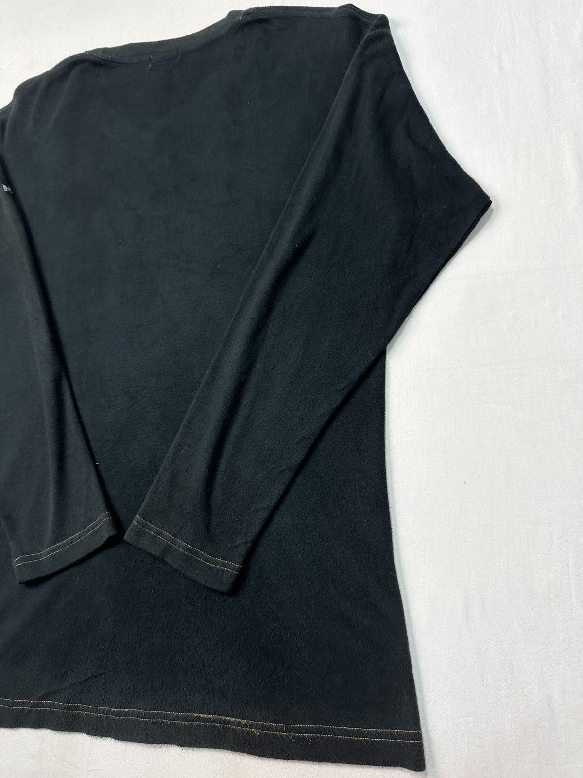 Designer MCM plain black strechable long sleeve tee shirt Size US M / EU 48-50 / 2 - 13 Thumbnail