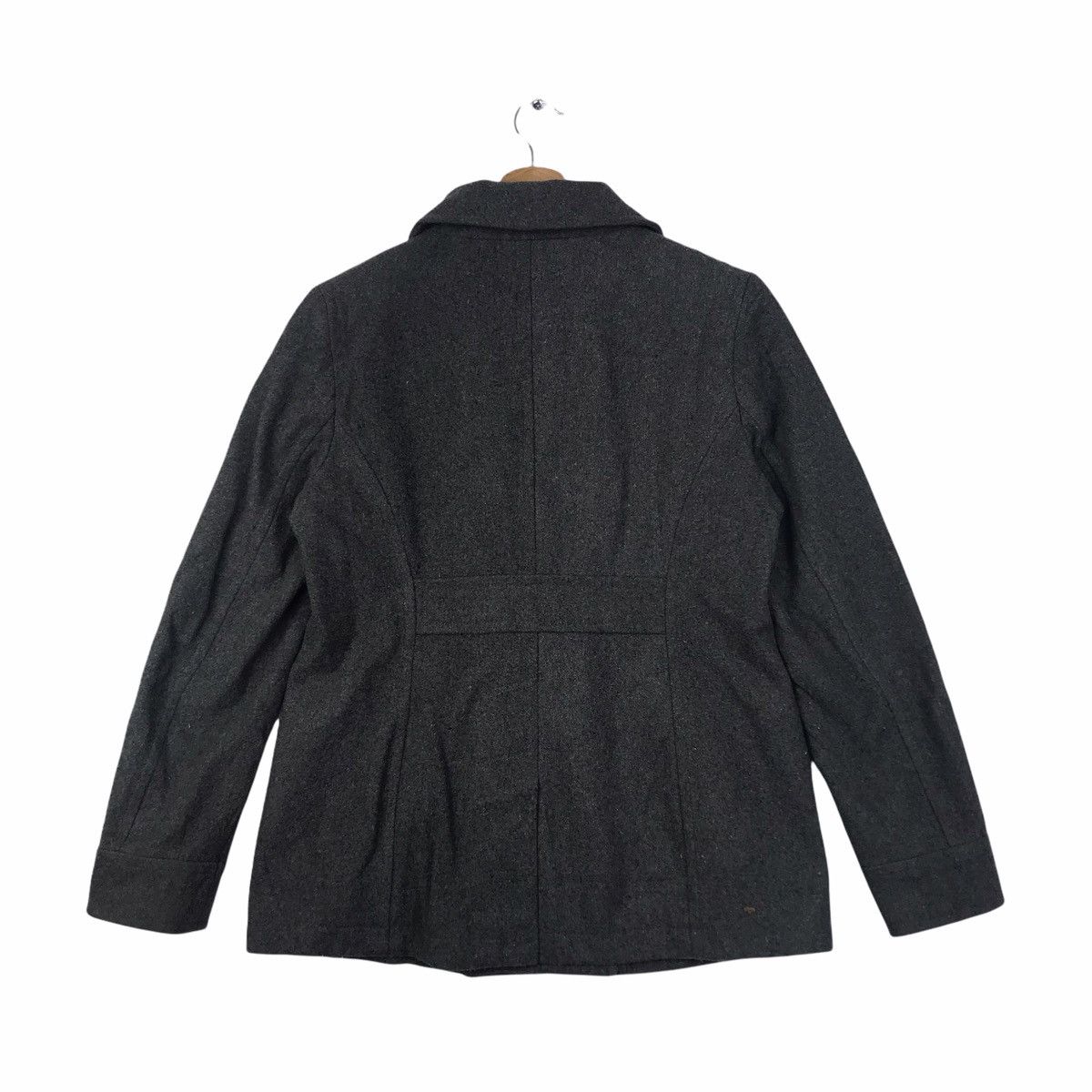 Old Navy OLD NAVY Grey Wool Duffle Coat jacket Size US S / EU 44-46 / 1 - 2 Thumbnail