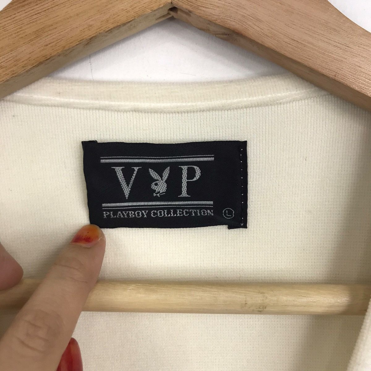 Playboy VP PLAYBOY COLLECTION Japanese Brand Streetwear Cream Vest Size US L / EU 52-54 / 3 - 4 Thumbnail