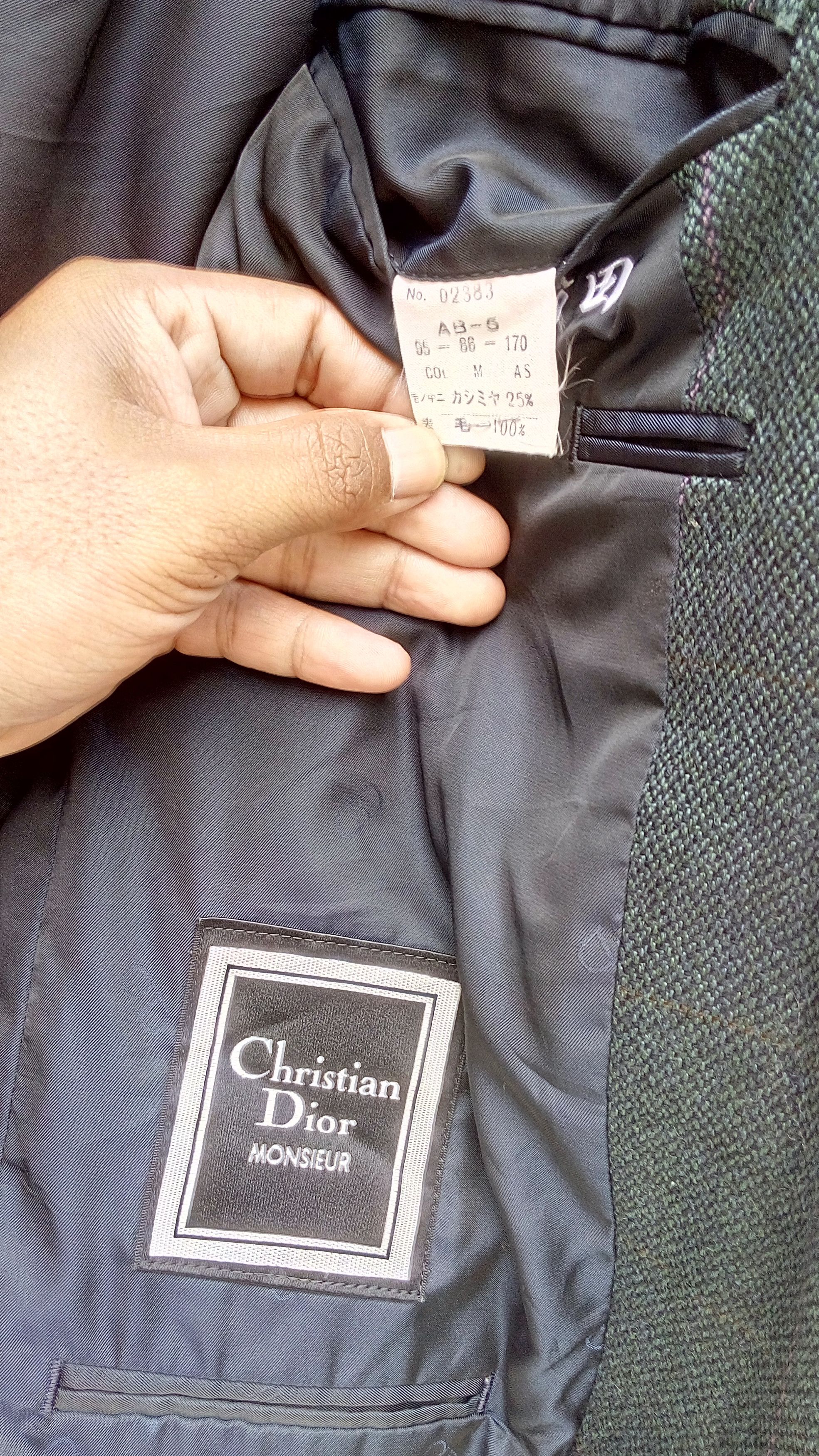 Christian Dior Monsieur Christian Dior Monsieur Coat Blazer Size 38R - 4 Thumbnail
