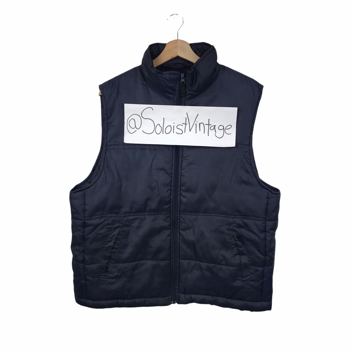 LONE WOLF LONELY WOLF Japanese Brand Blue Puffer Tank Jacket Size US M / EU 48-50 / 2 - 1 Thumbnail