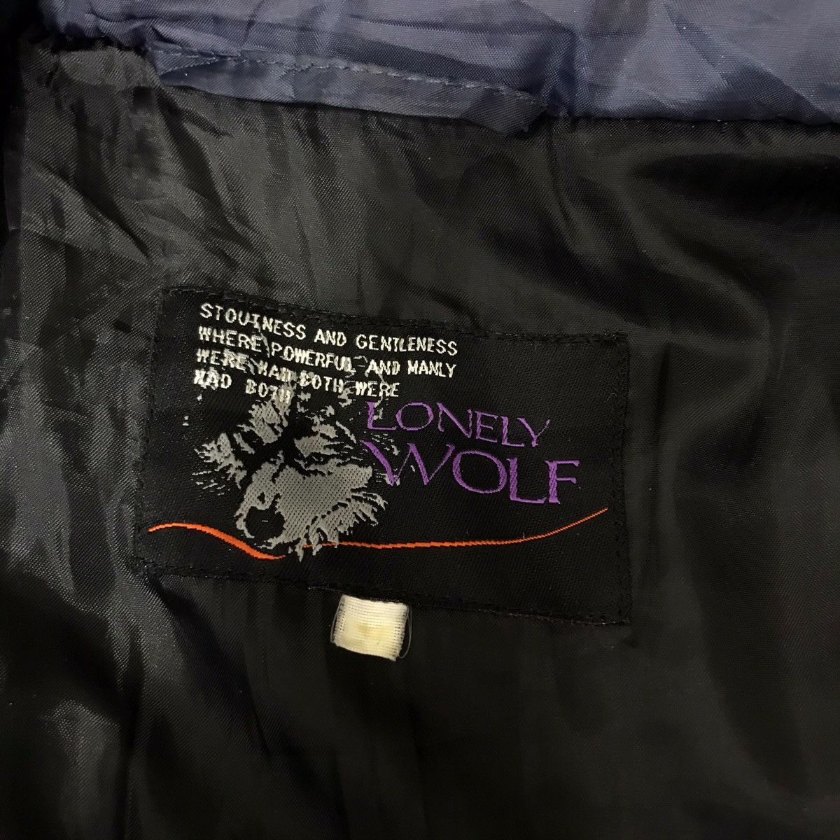 LONE WOLF LONELY WOLF Japanese Brand Blue Puffer Tank Jacket Size US M / EU 48-50 / 2 - 4 Thumbnail