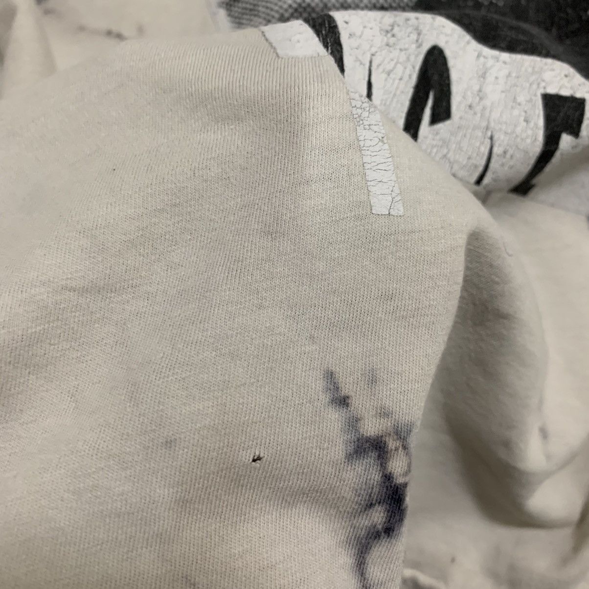 Band Tees × Rap Tees ICE CUBE BIG PRINT ACID WASH X-LARGE Size US XL / EU 56 / 4 - 8 Thumbnail