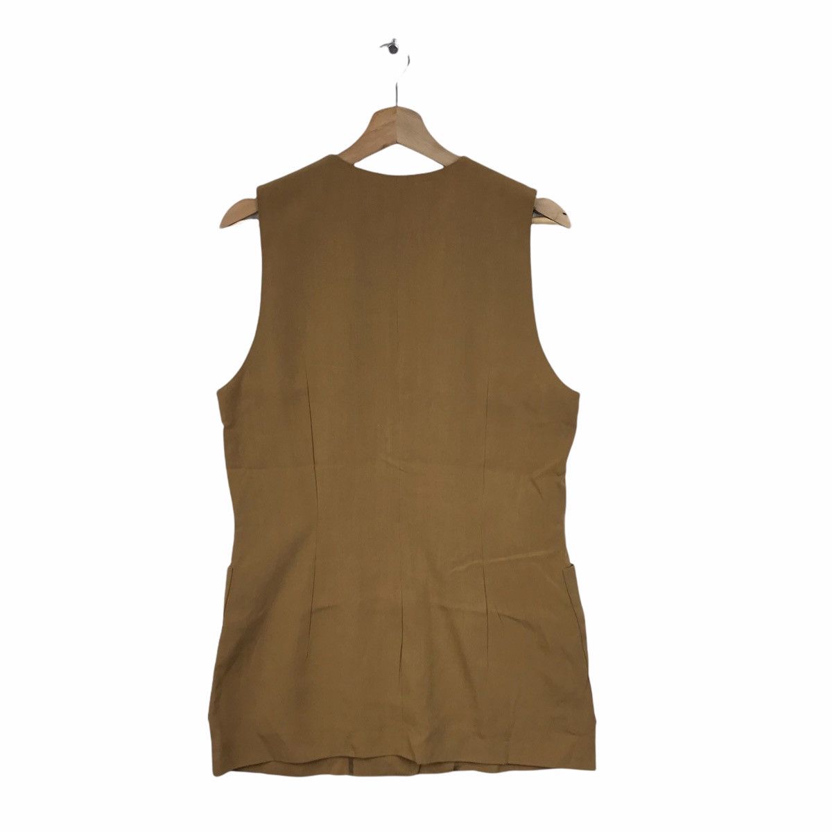 Christian Audigier CHRISTIAN AUJARD PARIS Khaki Vest Jacket Tank Size US XL / EU 56 / 4 - 2 Thumbnail