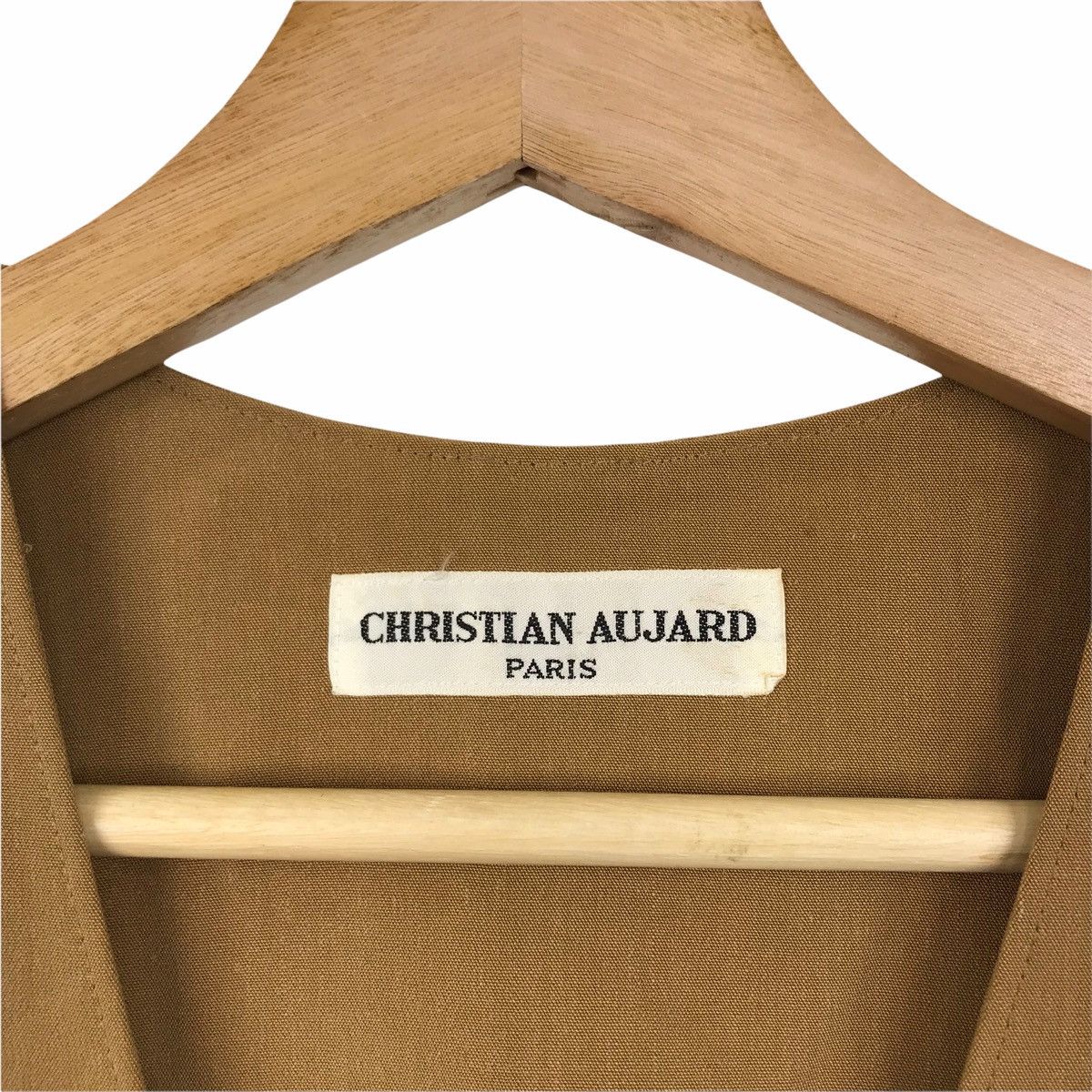 Christian Audigier CHRISTIAN AUJARD PARIS Khaki Vest Jacket Tank Size US XL / EU 56 / 4 - 4 Thumbnail