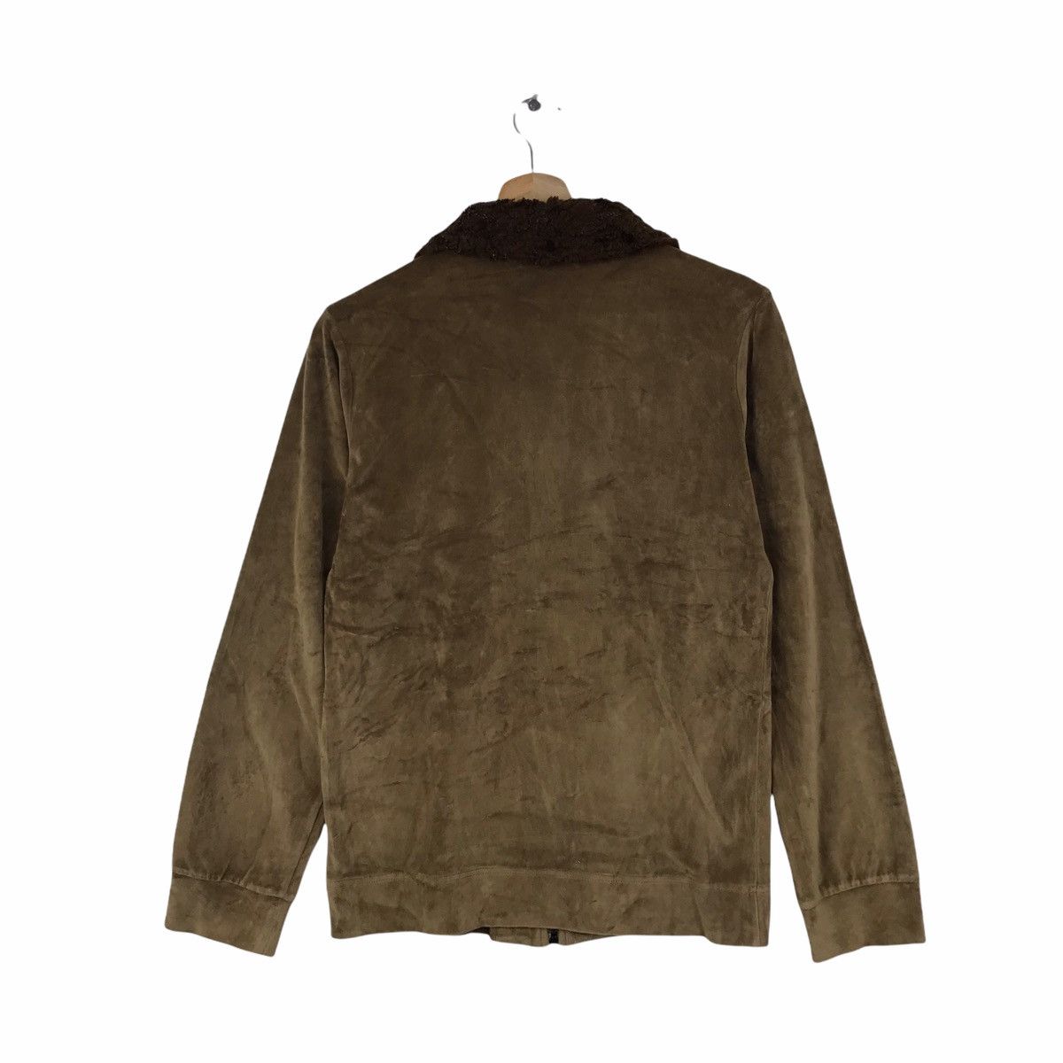 Japanese Brand ABAHOUSE JAPANESE BRAND Brown Fur Zipper Jacket Size US M / EU 48-50 / 2 - 2 Thumbnail