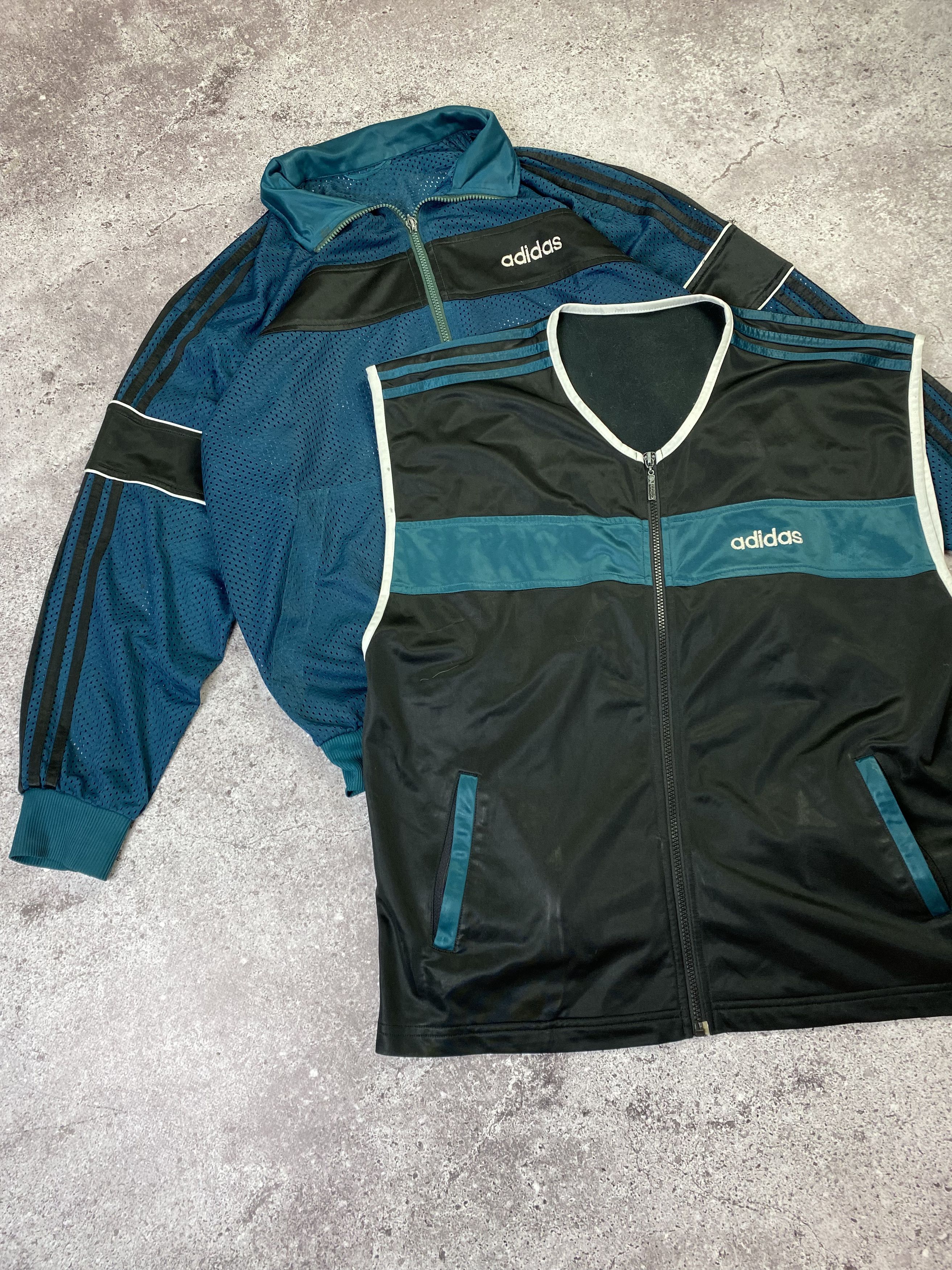 Adidas × Vintage Vintage Adidas Equipment Track Set Jacket And Vest Size US M / EU 48-50 / 2 - 2 Thumbnail