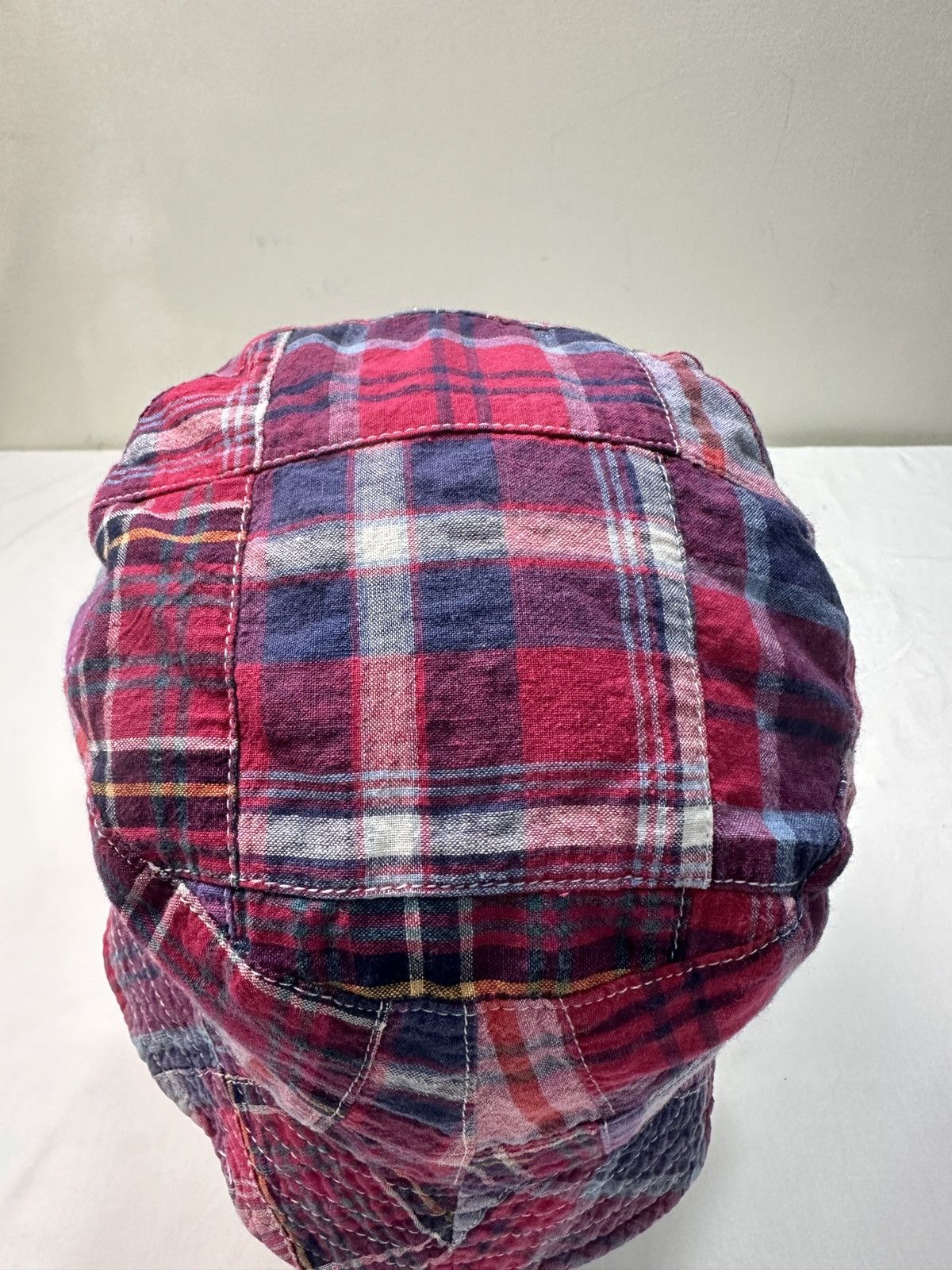 Japanese Brand Pherrows reversible patchwork denim bucket hat Size ONE SIZE - 13 Thumbnail