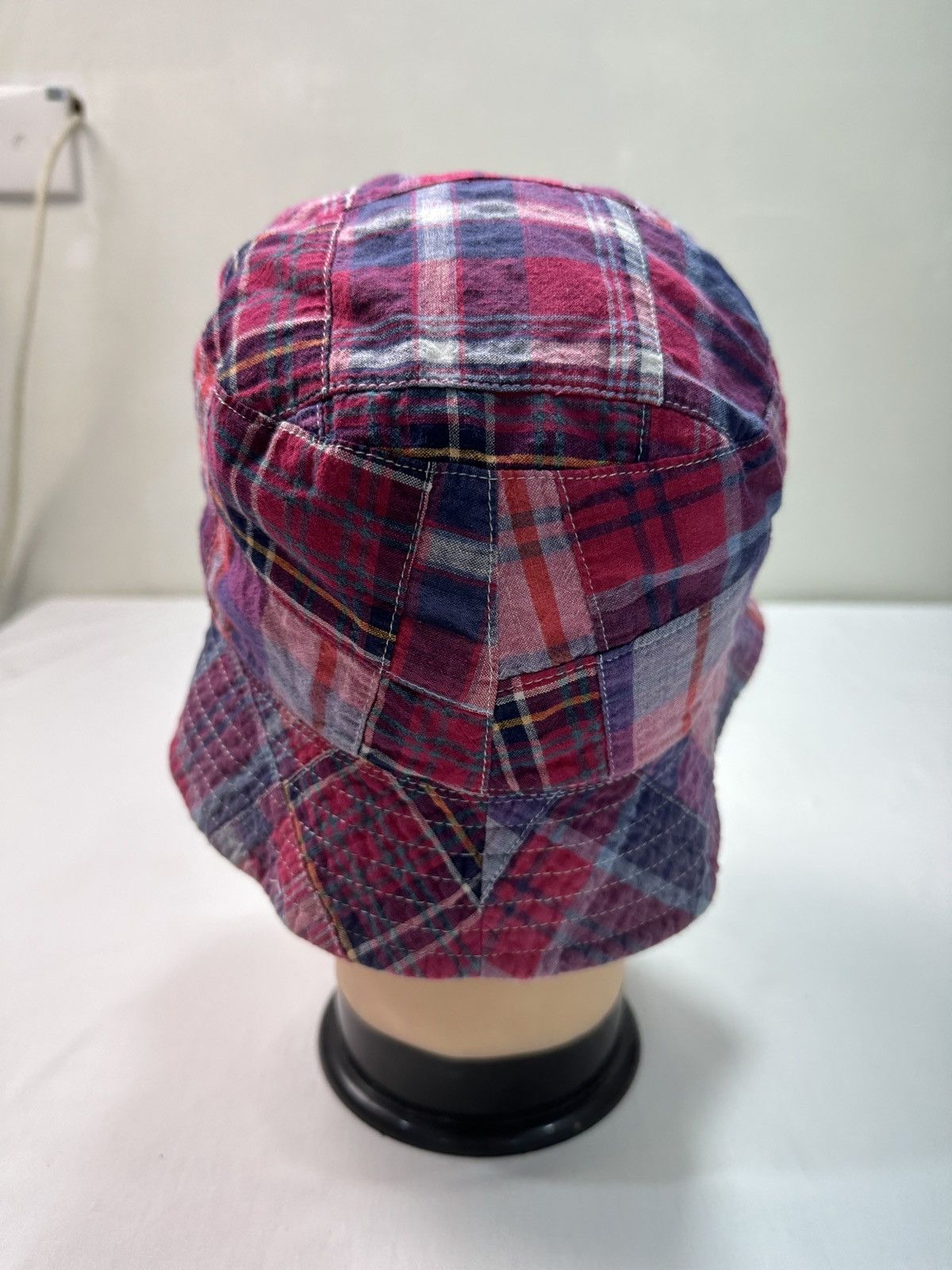 Japanese Brand Pherrows reversible patchwork denim bucket hat Size ONE SIZE - 12 Thumbnail