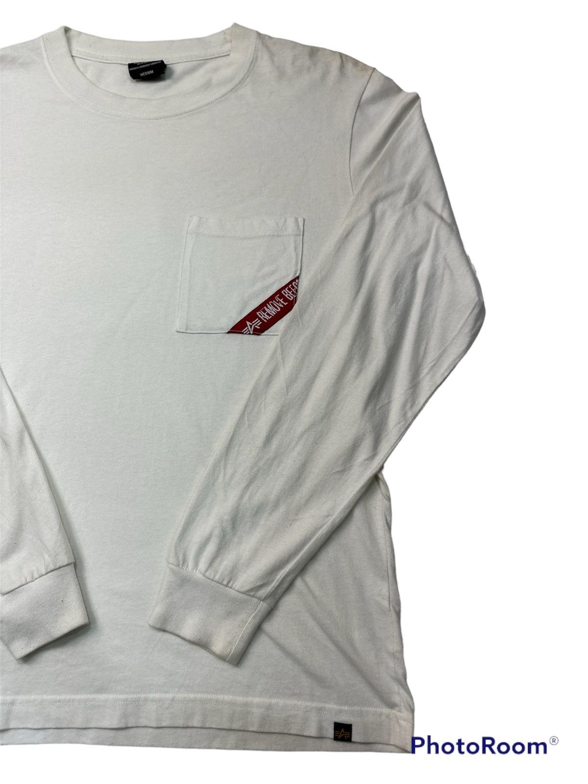 Alpha Industries Alpha Industries long sleave single pocket tshirt Size US M / EU 48-50 / 2 - 2 Thumbnail