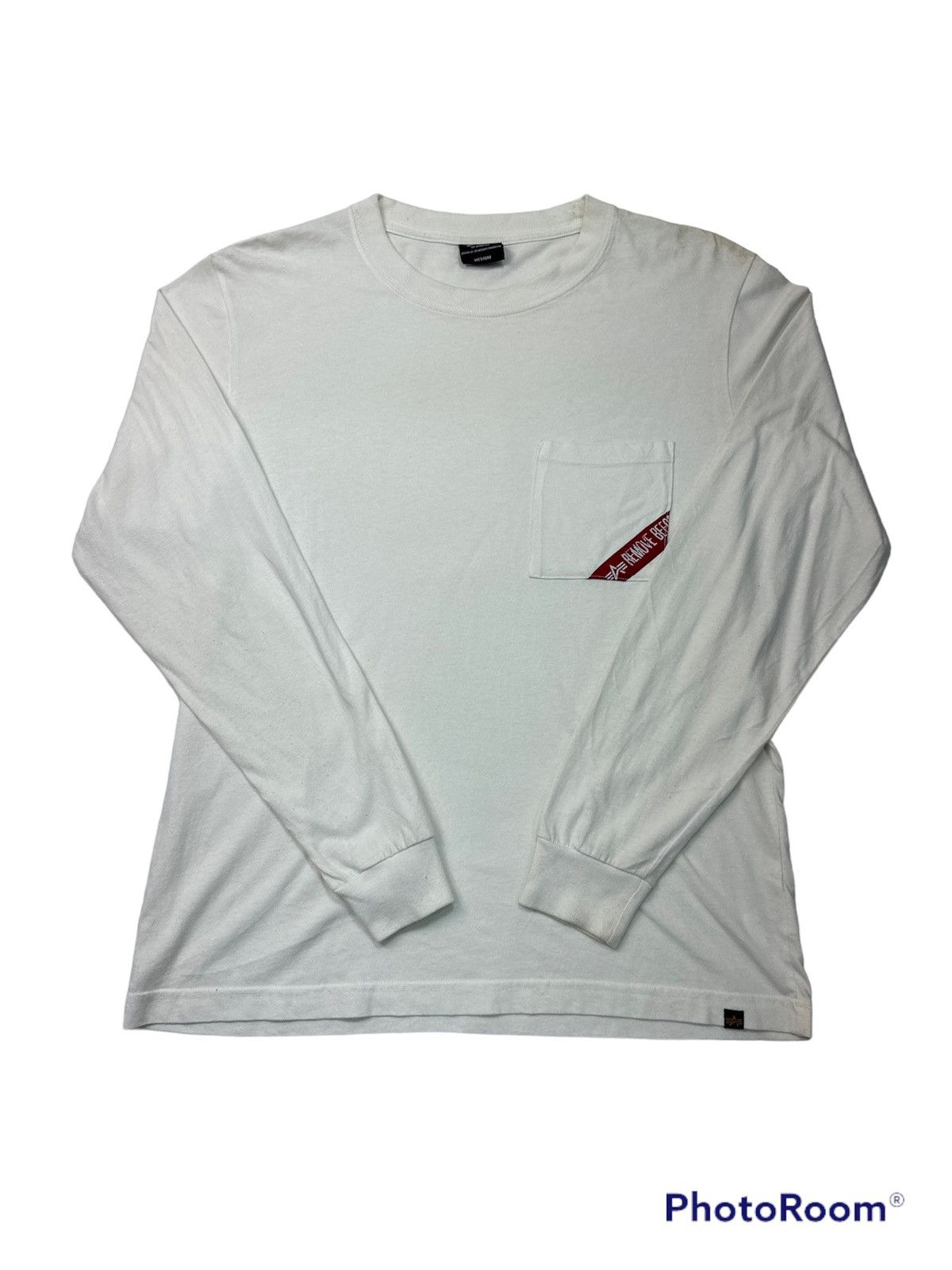 Alpha Industries Alpha Industries long sleave single pocket tshirt Size US M / EU 48-50 / 2 - 1 Thumbnail