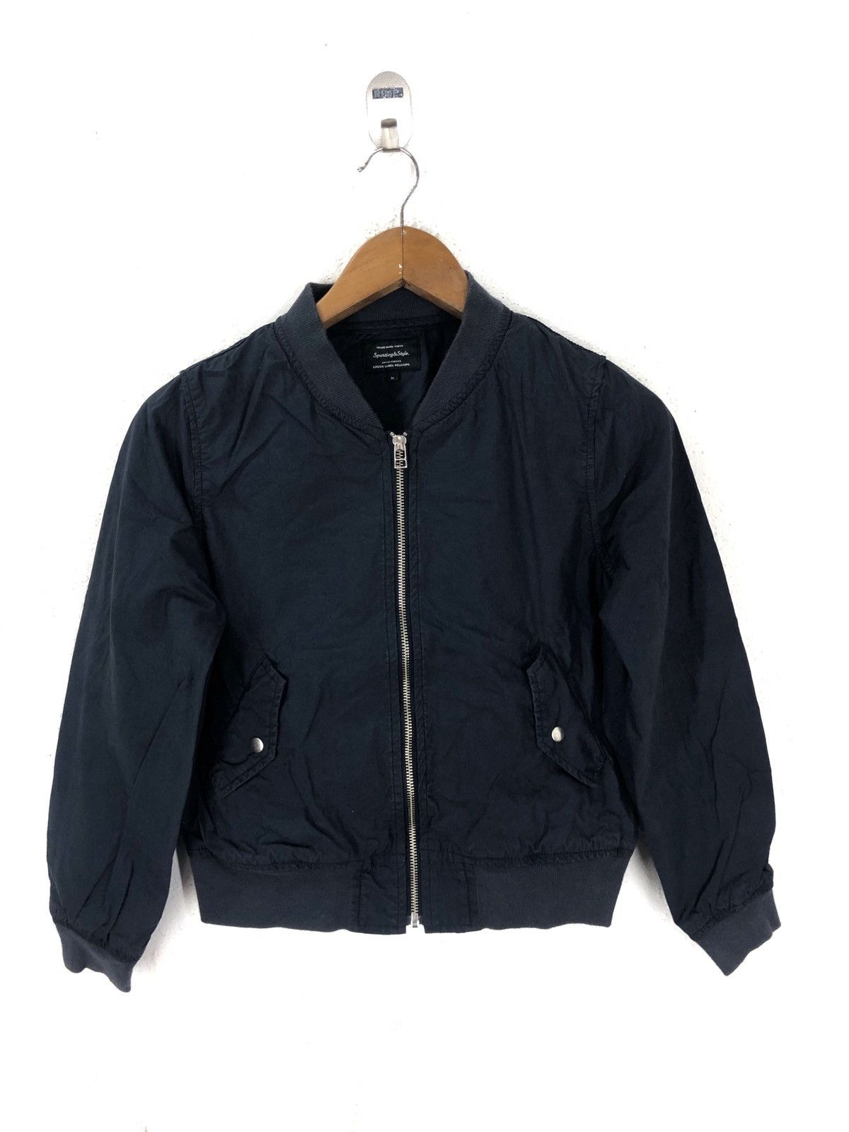 image of United Arrows Sporting & Style Green Label Relaxing Jacket in Black, Men's (Size Medium)