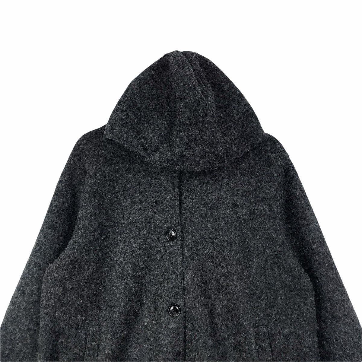 Japanese Brand GRACEFUL DAYS Japanese Brand Grey Wool Coat Size US XL / EU 56 / 4 - 3 Thumbnail