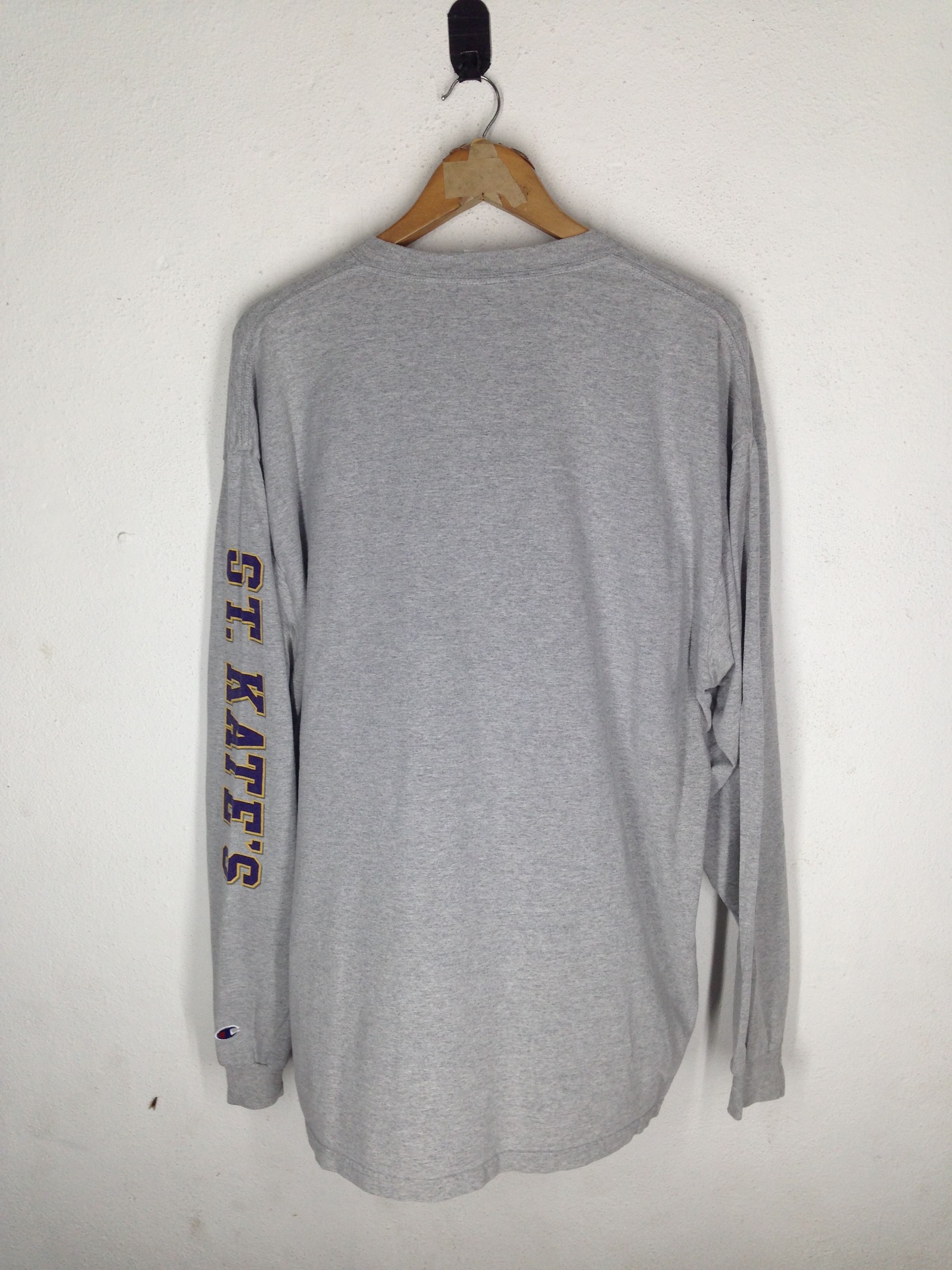 Champion Champion Long Sleeve T-Shirts Size US XXL / EU 58 / 5 - 2 Thumbnail