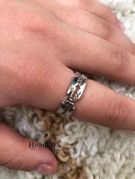 Vintage Titanium Steel Blade Ring Size ONE SIZE - 3 Thumbnail