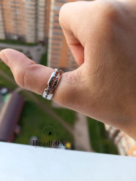 Vintage Titanium Steel Blade Ring Size ONE SIZE - 6 Thumbnail