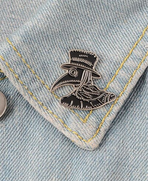 Vintage Plague Doctor Pins Size ONE SIZE - 1 Thumbnail