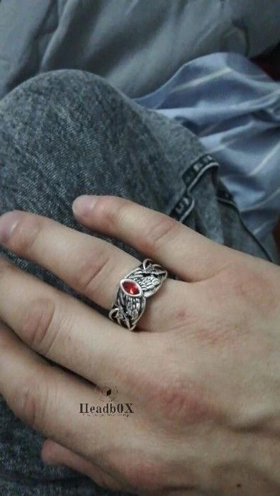 Jewelry Silver Color Angel Crystal Ring Size ONE SIZE - 4 Thumbnail