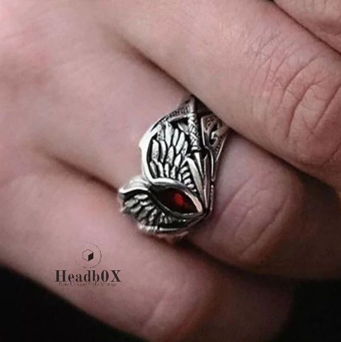 Jewelry Silver Color Angel Crystal Ring Size ONE SIZE - 2 Thumbnail