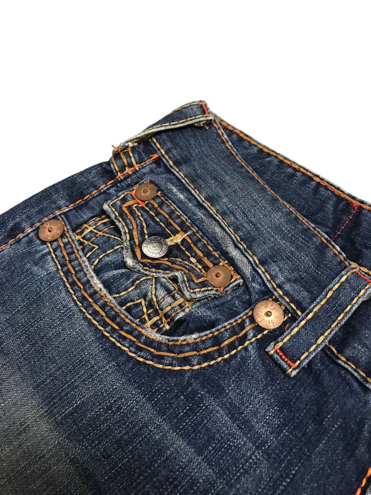 True Religion 🔥🔥BEST OFFER🔥🔥Vintage True Religion Billy Big T Denim Jeans Size US 35 - 4 Thumbnail