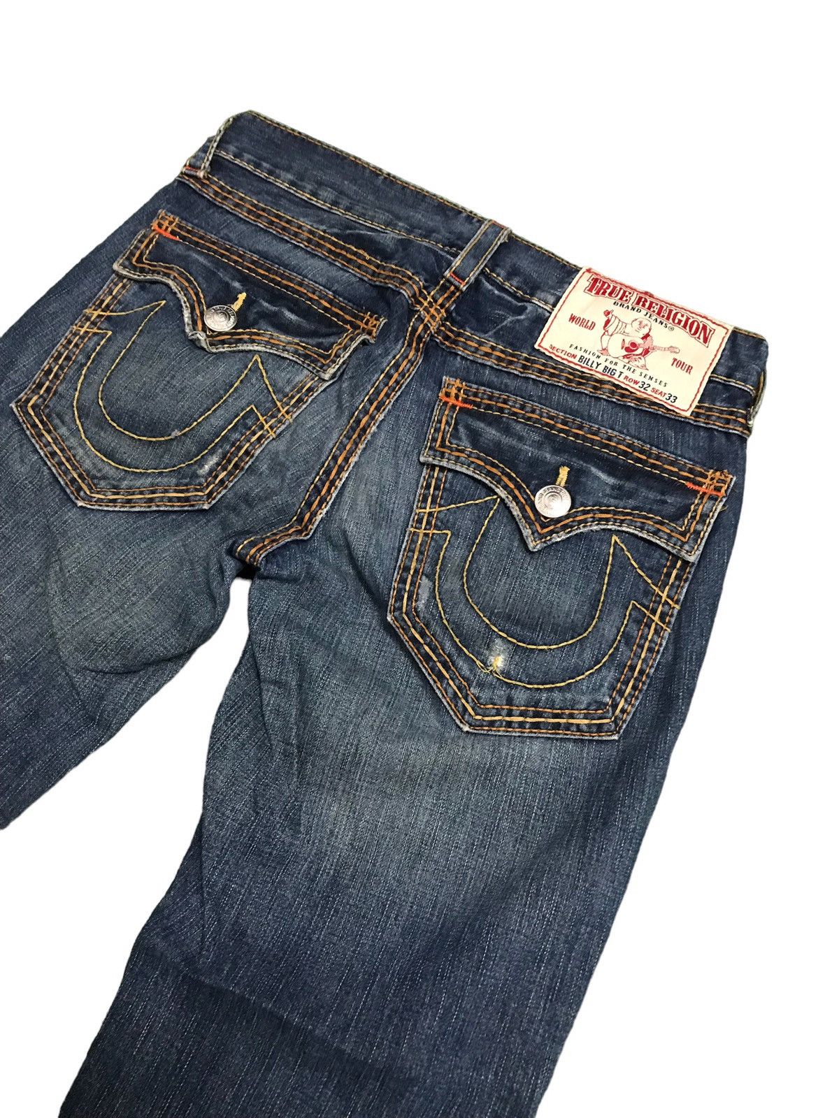 True Religion 🔥🔥BEST OFFER🔥🔥Vintage True Religion Billy Big T Denim Jeans Size US 35 - 9 Thumbnail