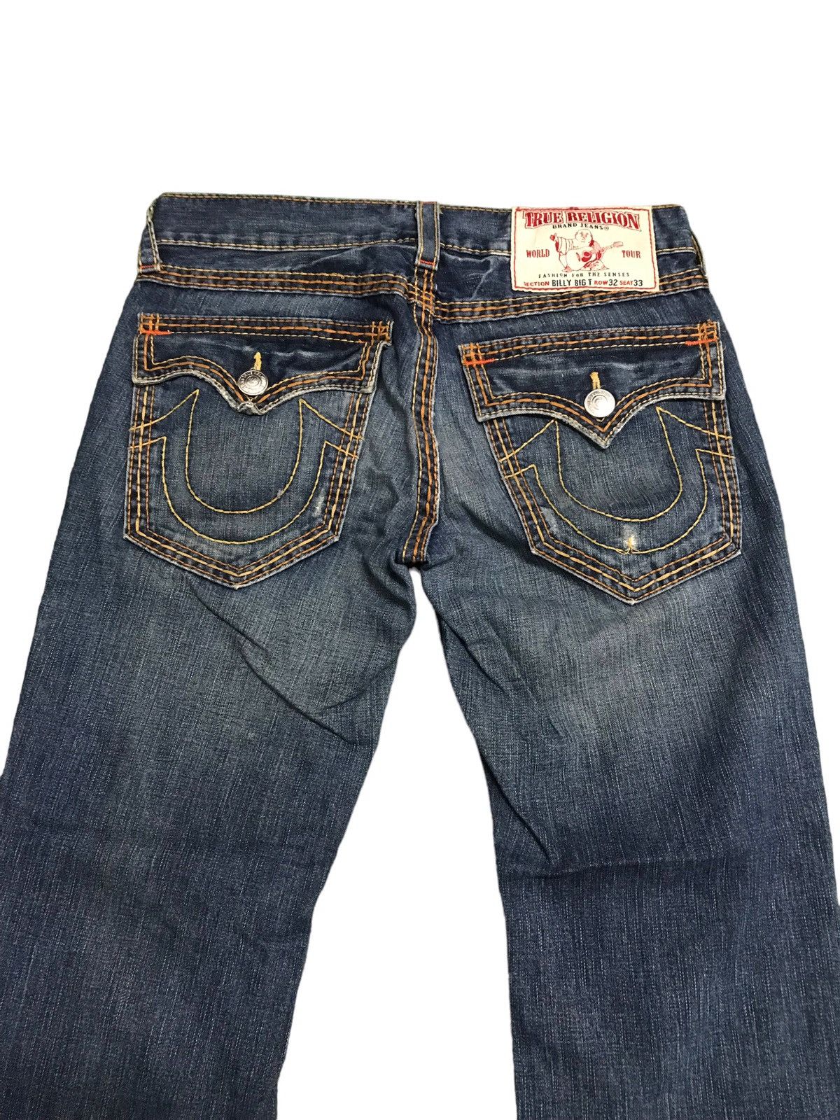 True Religion 🔥🔥BEST OFFER🔥🔥Vintage True Religion Billy Big T Denim Jeans Size US 35 - 8 Thumbnail