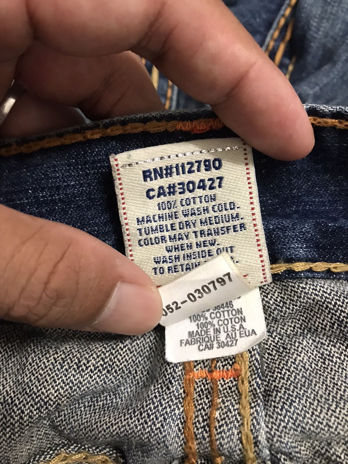 True Religion 🔥🔥BEST OFFER🔥🔥Vintage True Religion Billy Big T Denim Jeans Size US 35 - 6 Thumbnail