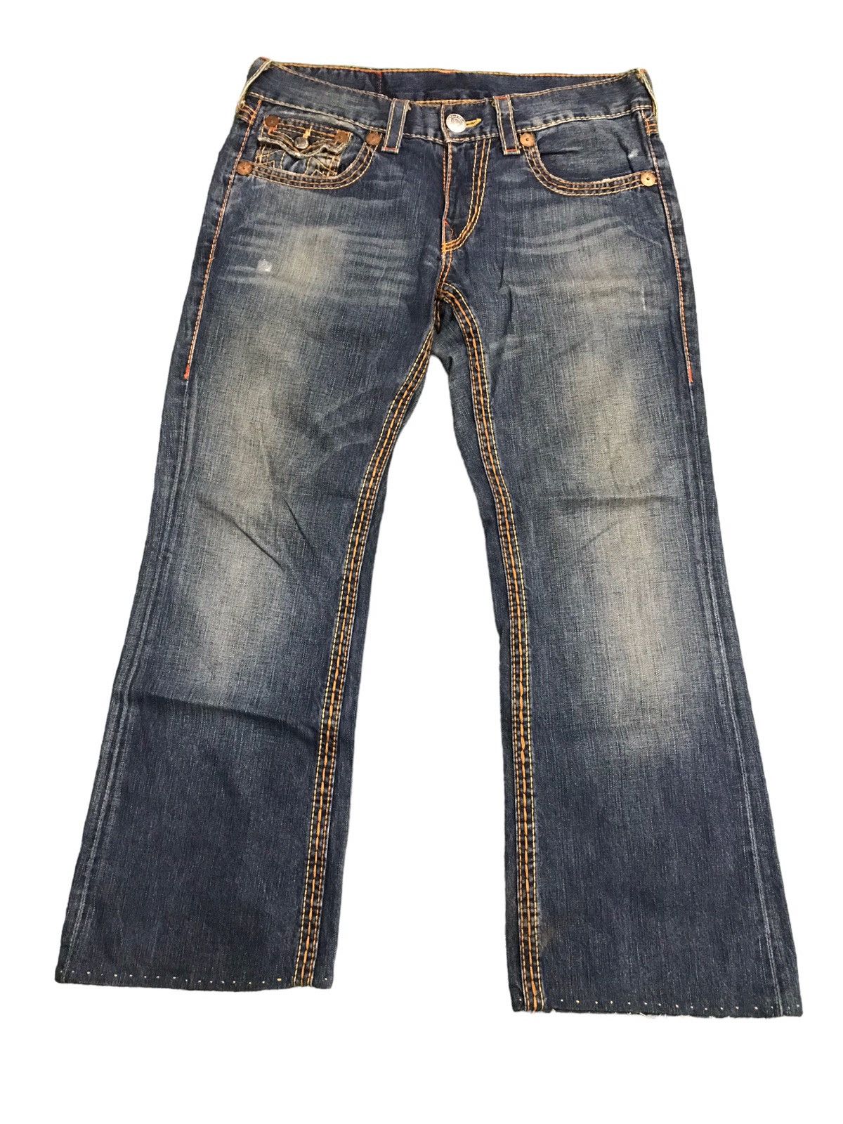 True Religion 🔥🔥BEST OFFER🔥🔥Vintage True Religion Billy Big T Denim Jeans Size US 35 - 1 Thumbnail