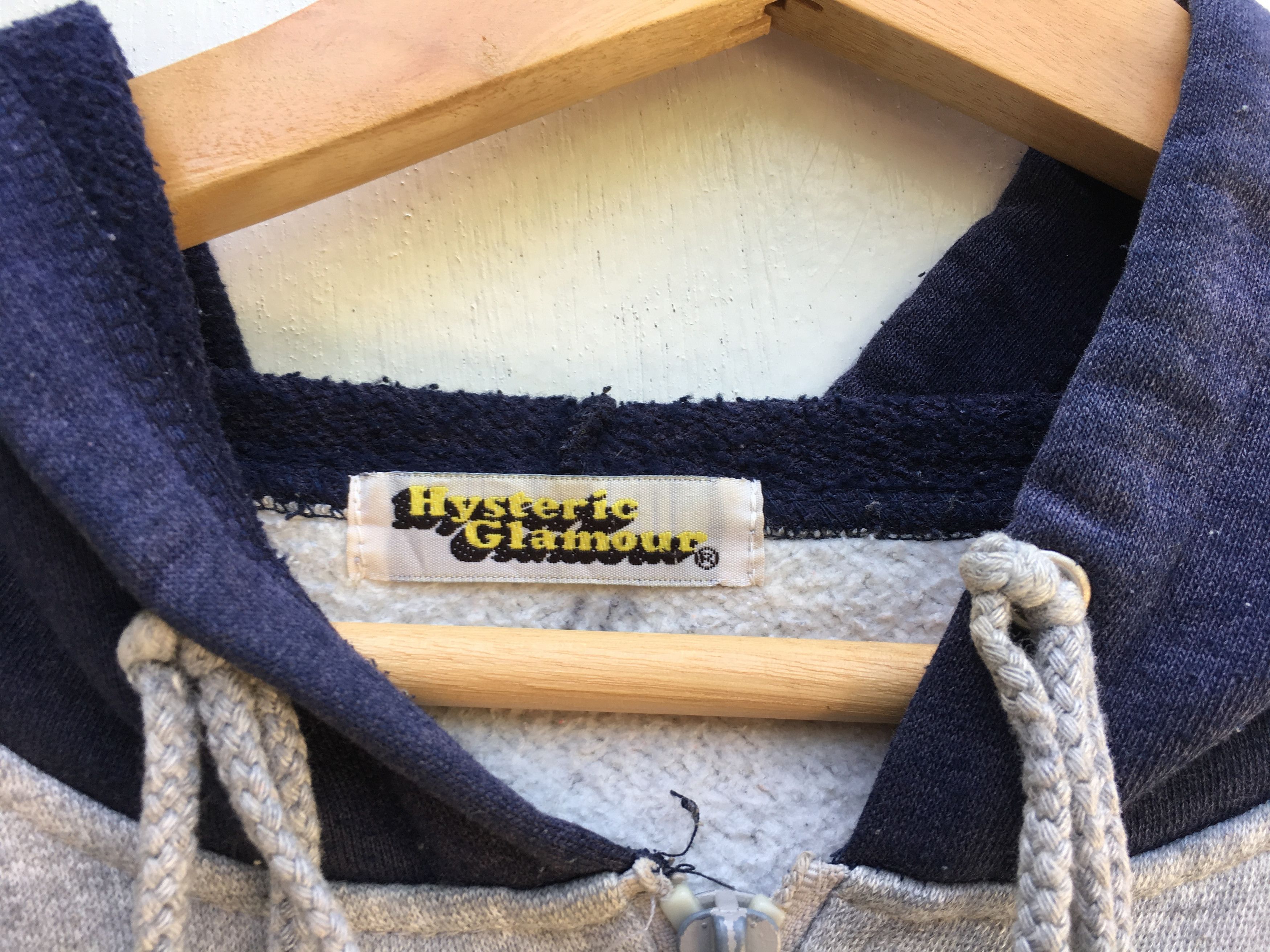 Hysteric Glamour Rare Vtg Hysteric Glamour Big Logo Zipper Hoodie Size US S / EU 44-46 / 1 - 10 Thumbnail