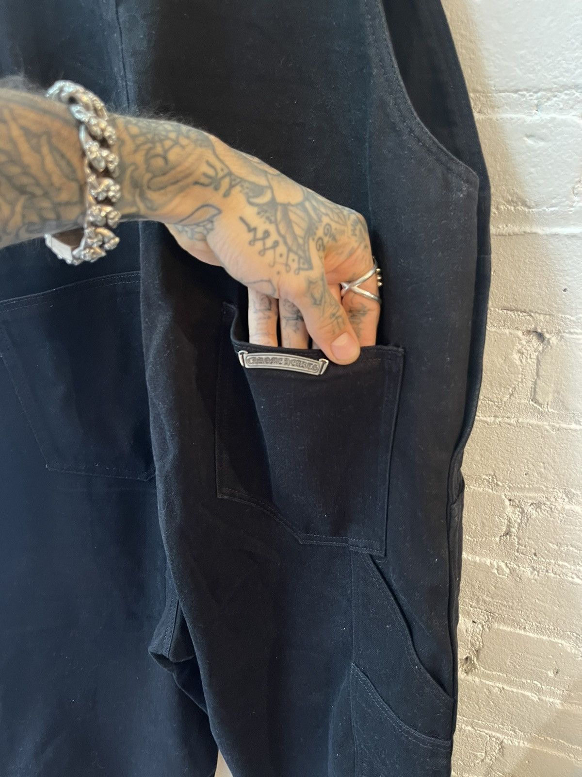 Chrome Hearts Chrome Hearts SZ34 Cargo Overalls Jumpsuit Jeans Size US 34 / EU 50 - 14 Thumbnail