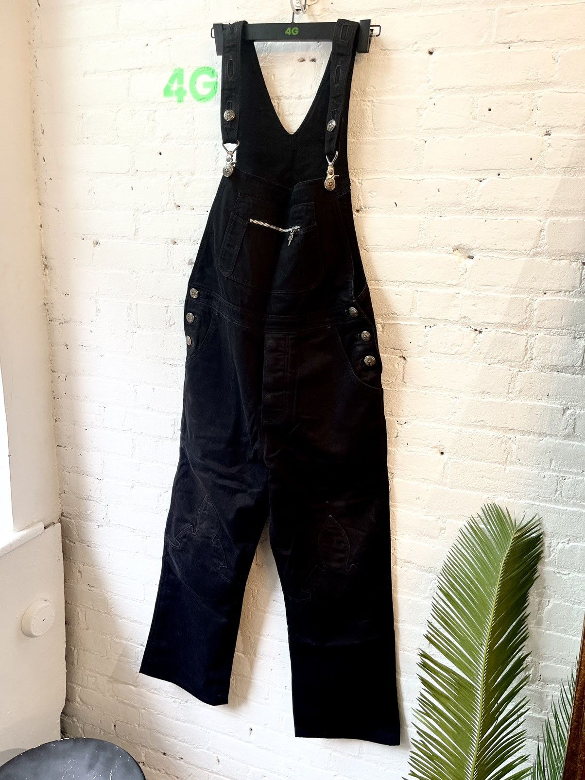 Chrome Hearts Chrome Hearts SZ34 Cargo Overalls Jumpsuit Jeans Size US 34 / EU 50 - 2 Thumbnail