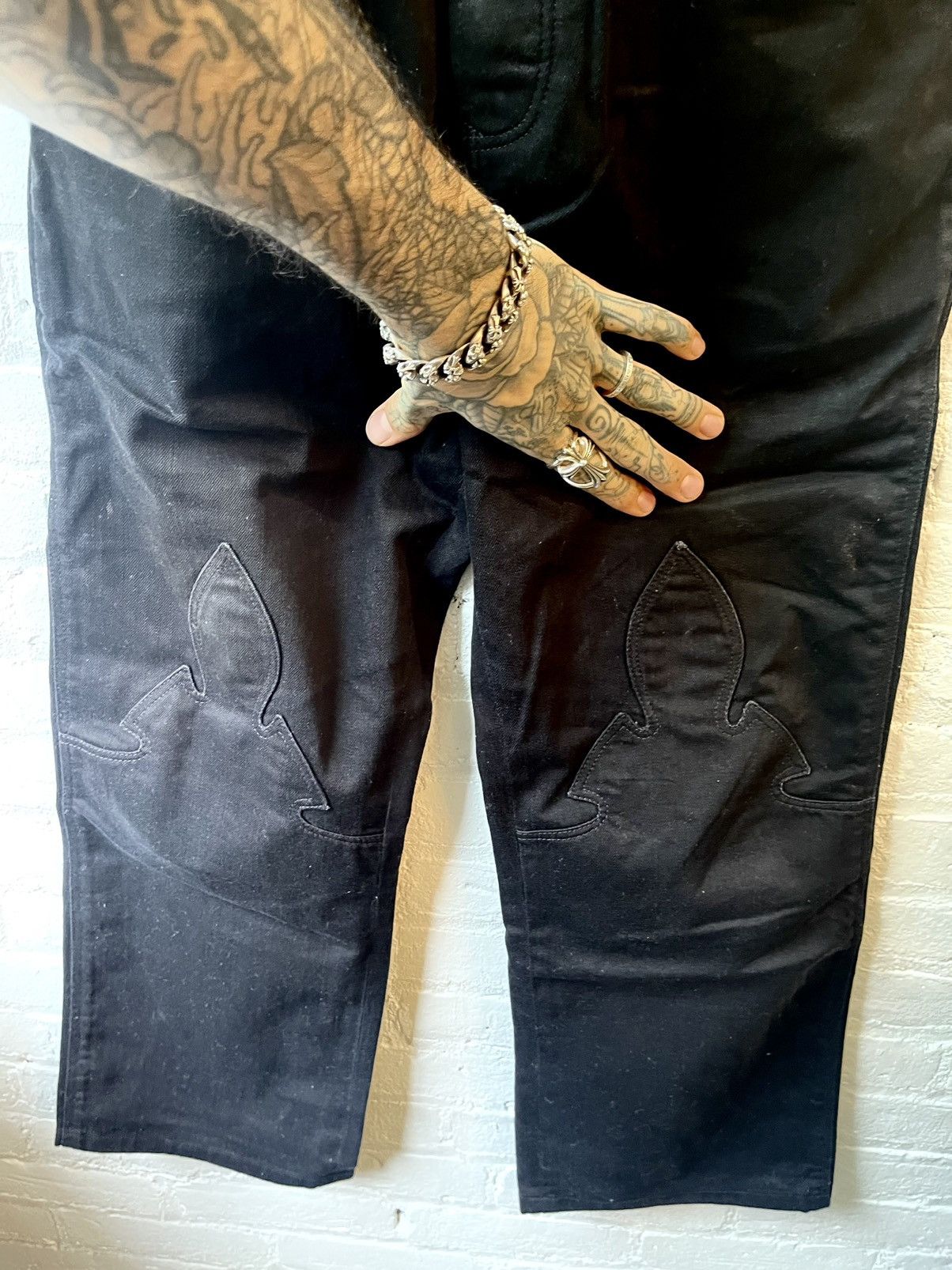 Chrome Hearts Chrome Hearts SZ34 Cargo Overalls Jumpsuit Jeans Size US 34 / EU 50 - 13 Thumbnail