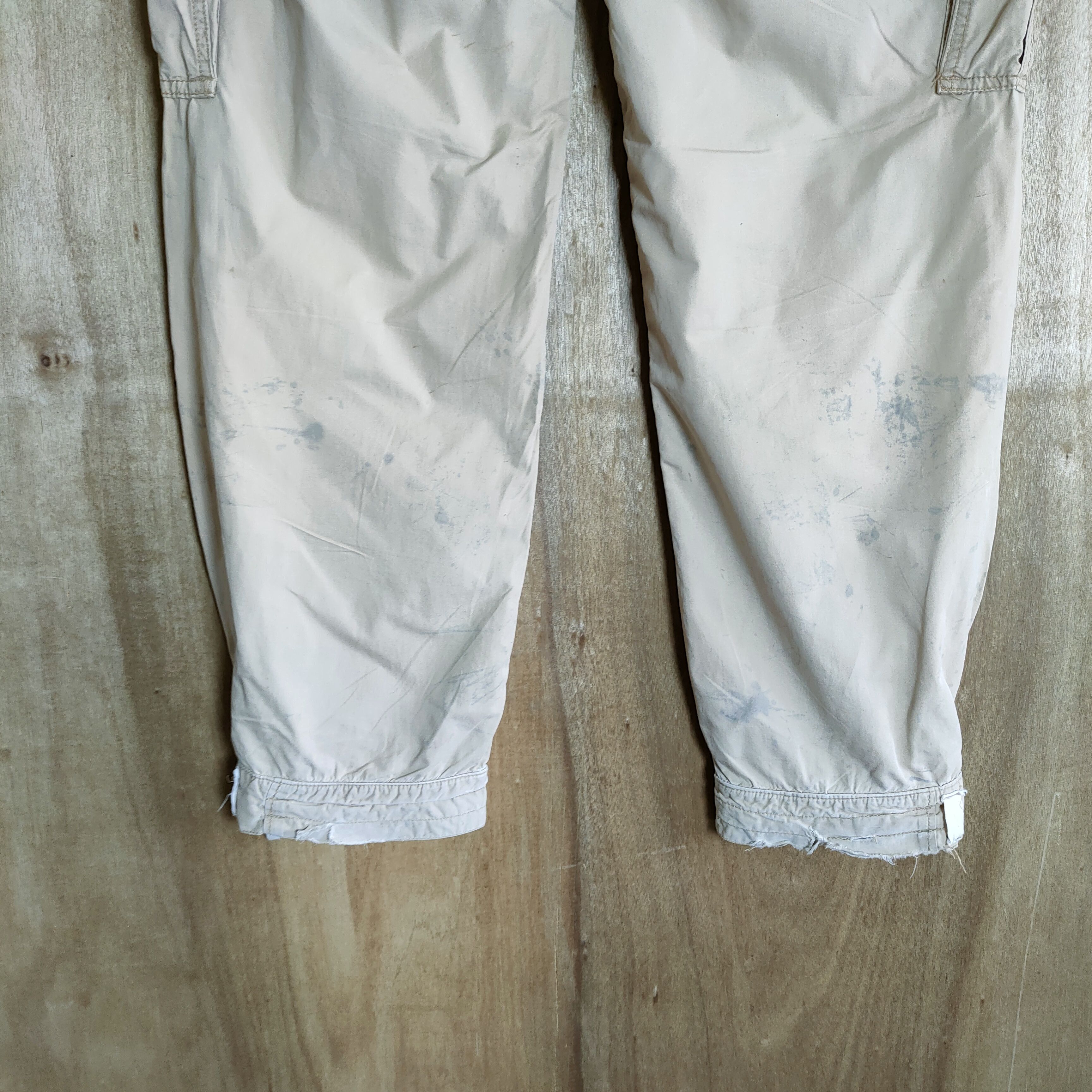 Abercrombie & Fitch ABERCROMBIE & FITCH FADED RUSTY CARGO PANTS Size US 30 / EU 46 - 6 Thumbnail