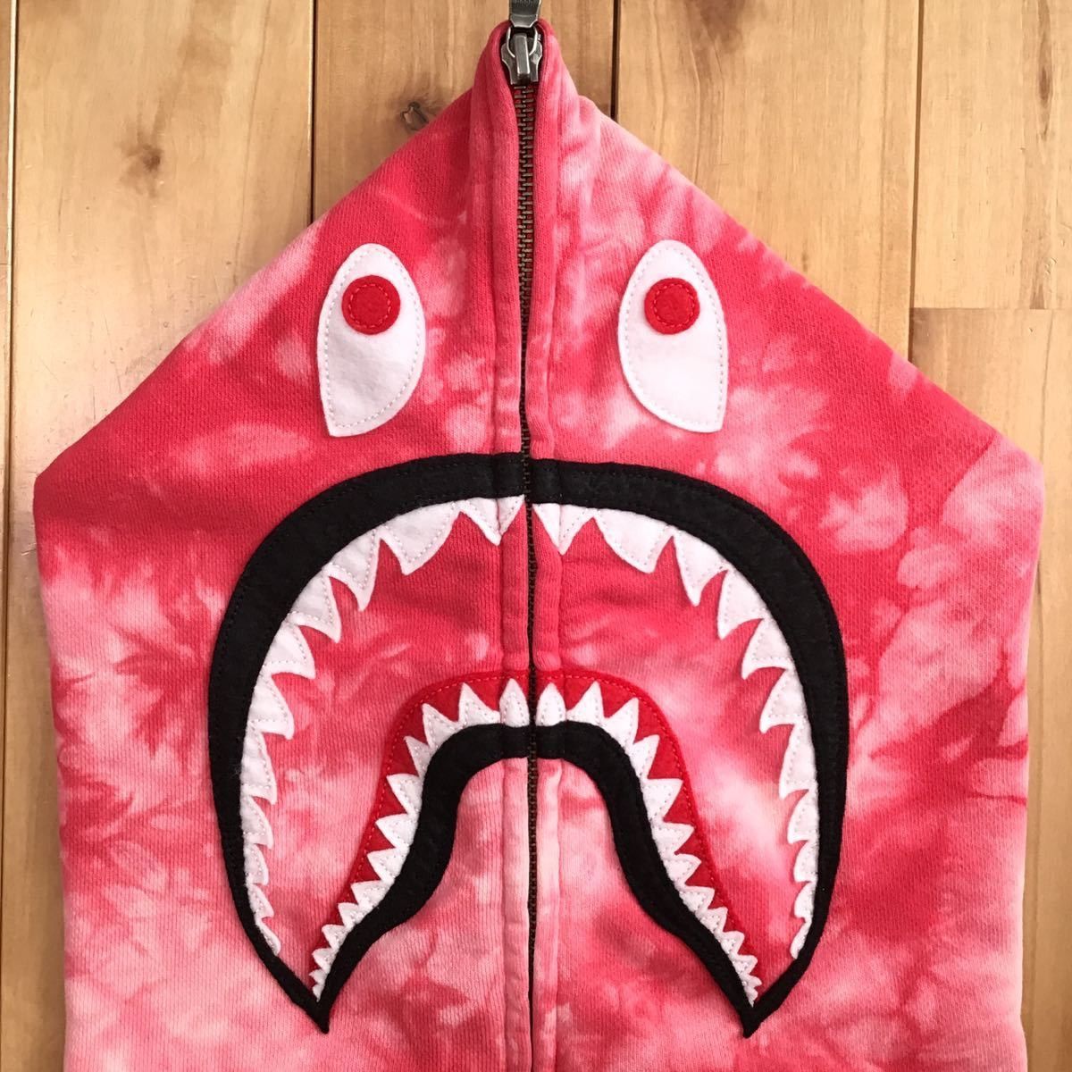 Bape BAPE Tie dye shark full zip hoodie a bathing ape Size US M / EU 48-50 / 2 - 3 Thumbnail