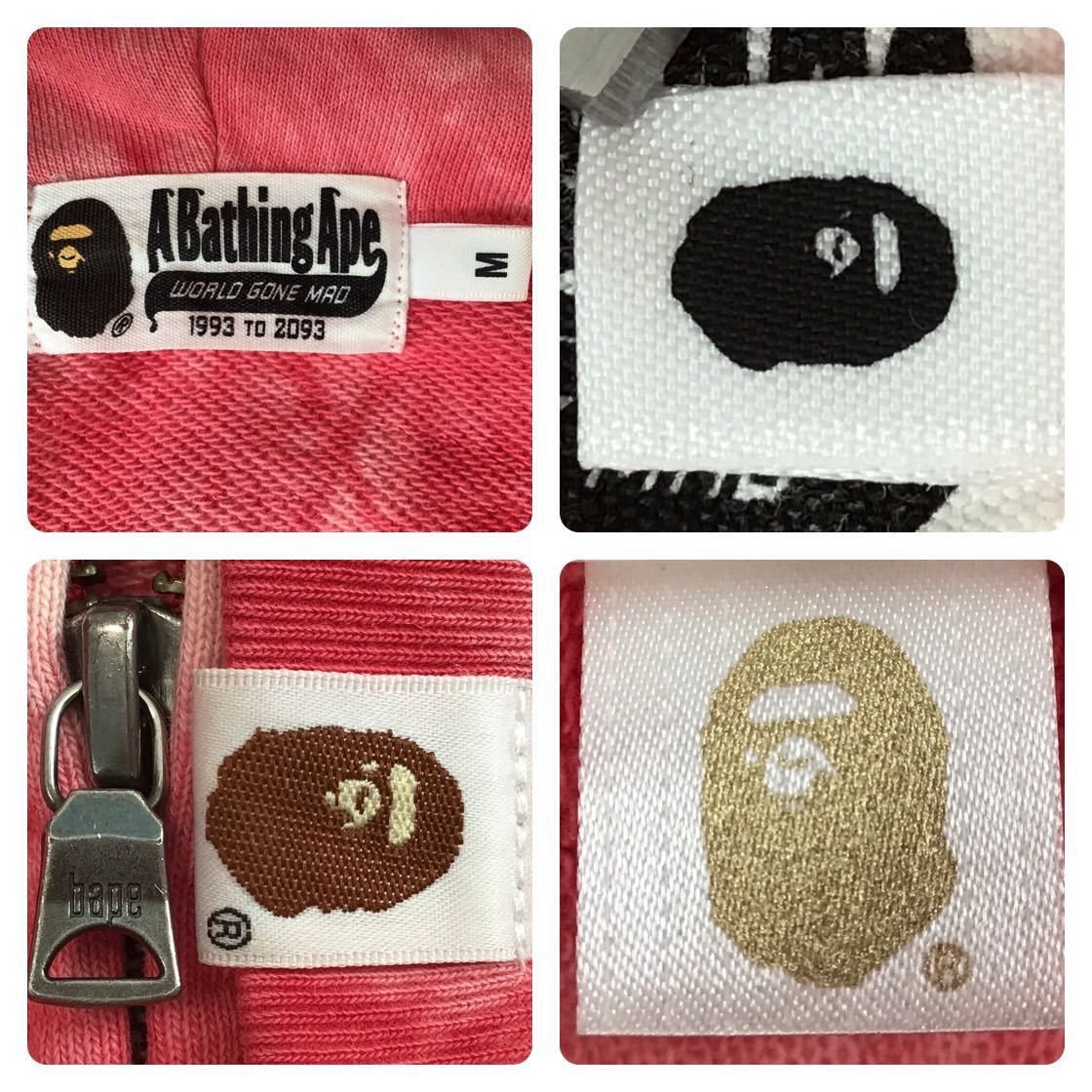 Bape BAPE Tie dye shark full zip hoodie a bathing ape Size US M / EU 48-50 / 2 - 8 Thumbnail