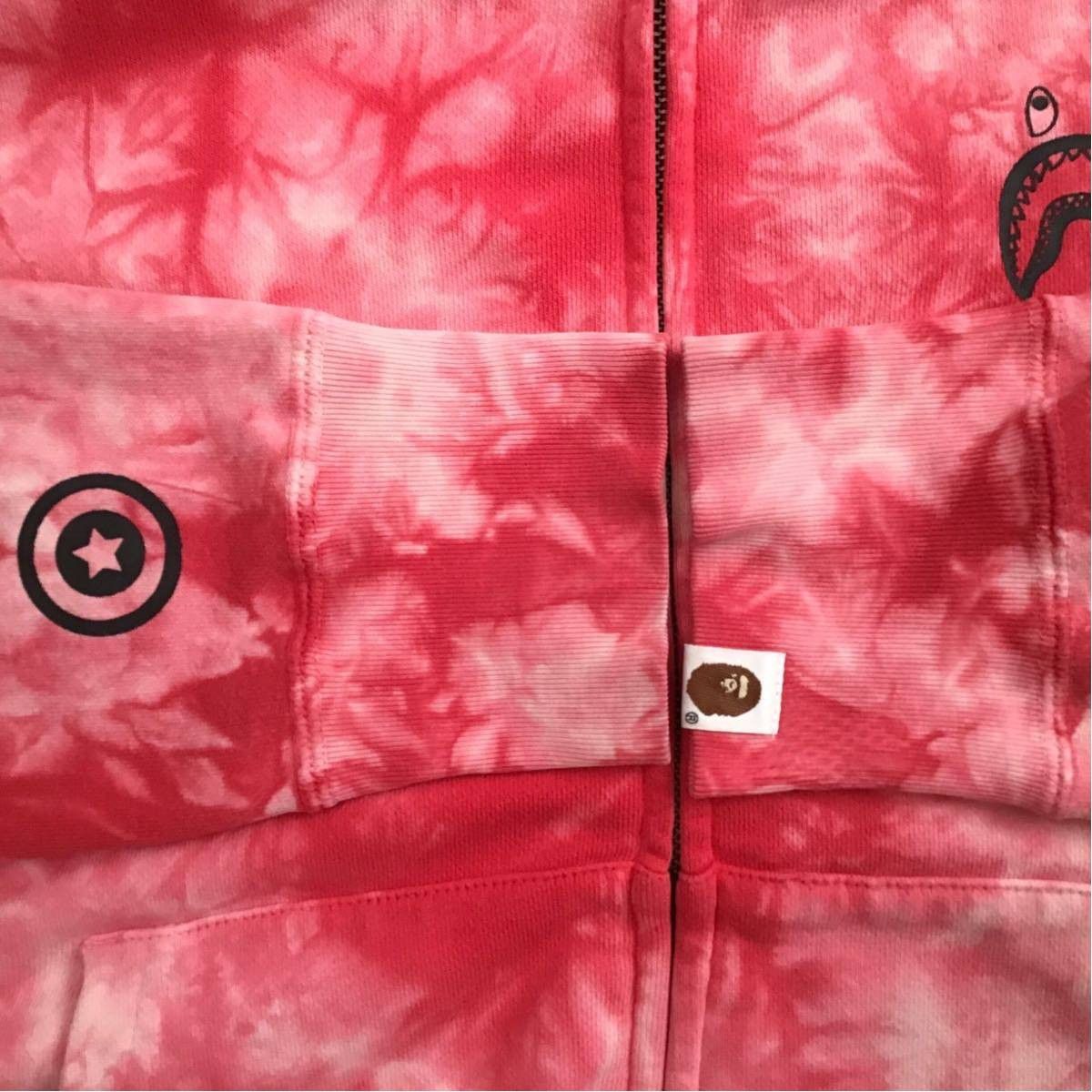 Bape BAPE Tie dye shark full zip hoodie a bathing ape Size US M / EU 48-50 / 2 - 6 Thumbnail