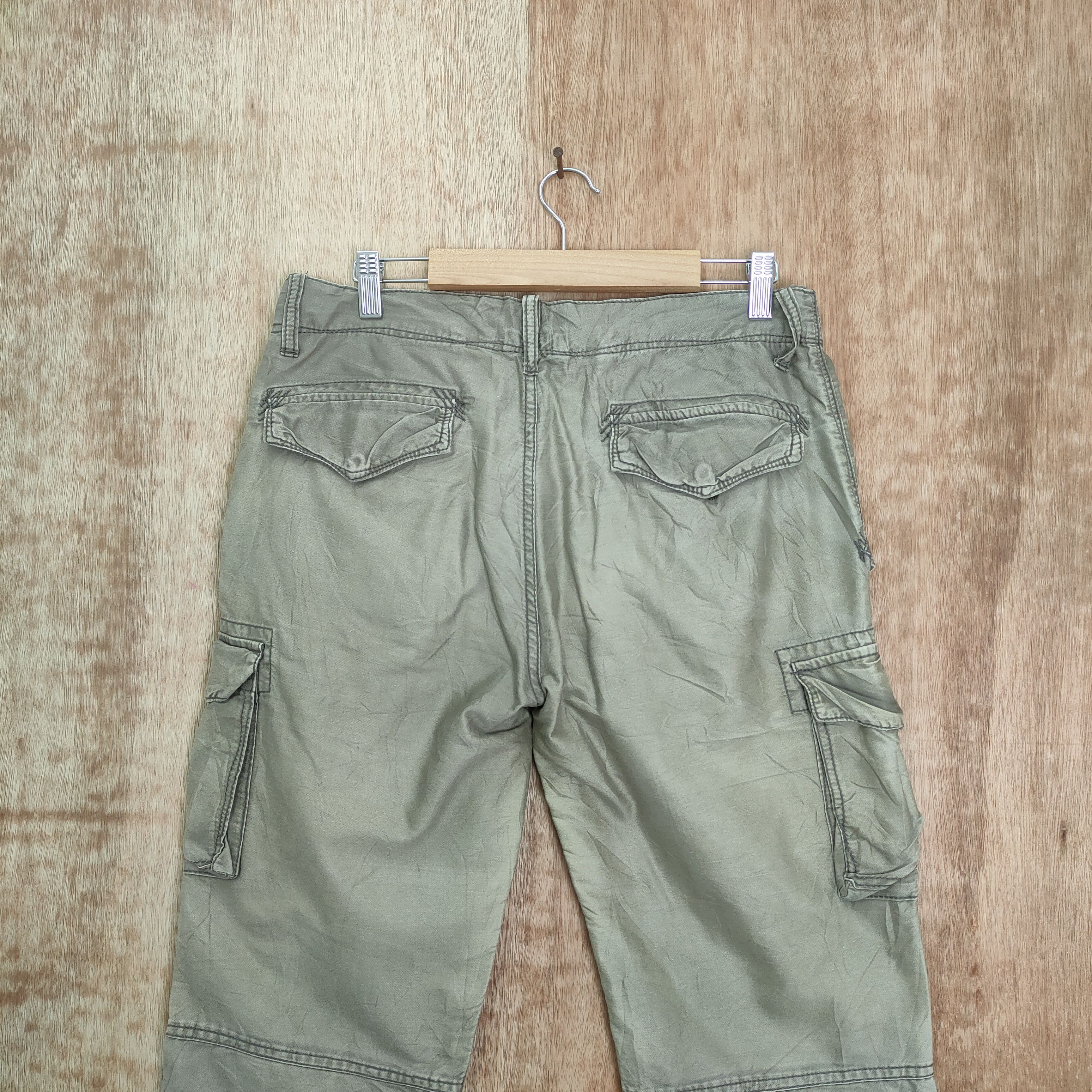 Japanese Brand BACK NUMBER FADED TYE DYE CARGO PANTS Size US 30 / EU 46 - 7 Thumbnail