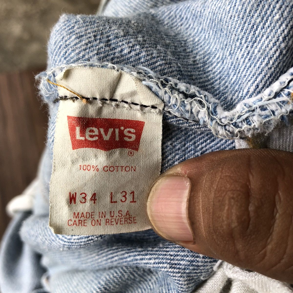 Levi's × Vintage Vintage Levis 501 Custom Distressed Denim Jeans Size US 31 - 6 Thumbnail