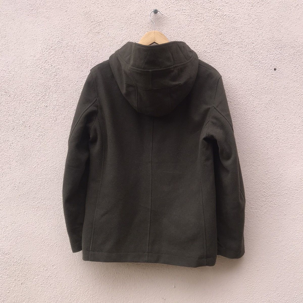 Japanese Brand × Uniqlo Uniqlo green military wool hoodie jacket Size US S / EU 44-46 / 1 - 3 Thumbnail